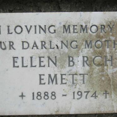 EMETT Ellen Birch 1888-1974