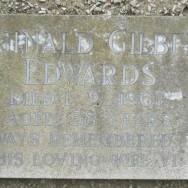 EDWARDS Reginald Gilbert -1967