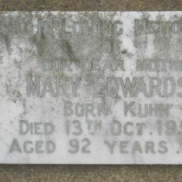 EDWARDS Mary nee KUHN -1955