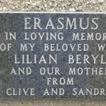 ERASMUS Lilian Beryl 