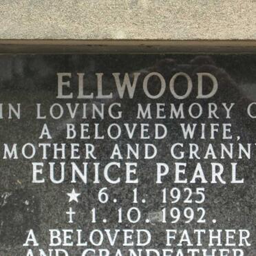 ELLWOOD ? &amp; Eunice Pearl 1925-1992