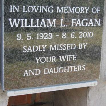 FAGAN Willaim L. 1929-2010