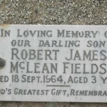FIELDS Robert James McLean  -1964