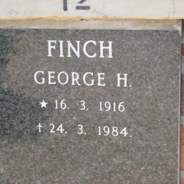 FINCH George H. 1916-1984