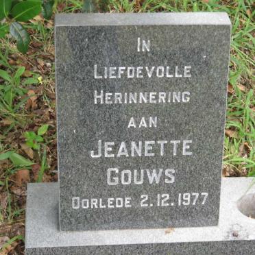 GOUWS Jeanette  -1977