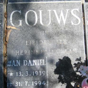 GOUWS Jan Daniel 1939-1994