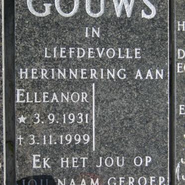 GOUWS Elleanor 1931-1999