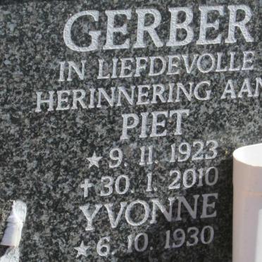 GERBER Piet 1923-2010 &amp; Yvonne 1930-