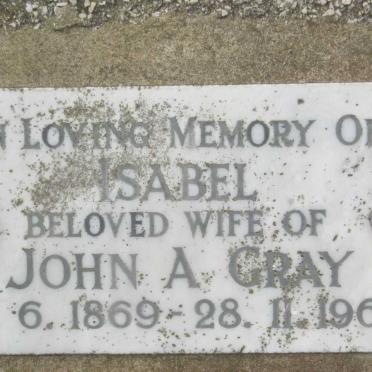 GRAY Isabel 1869-1963