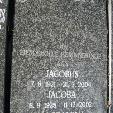GREEFF Jacobus 1921-2004 &amp; Jacoba 1928-2002 :: GREEFF Magdalena 1953-1997