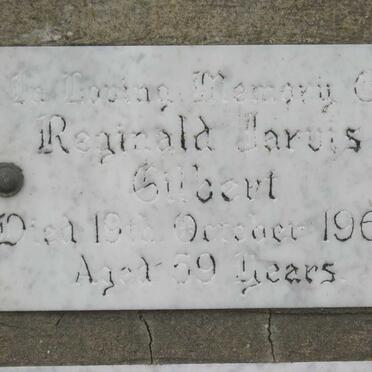 GILBERT Reginald Jarvis -1964