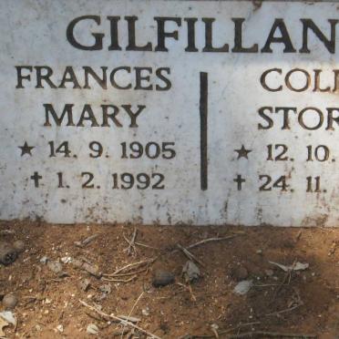 GILFILLAN Colin Storr 1910-2001 &amp; Frances Mary 1905-1992