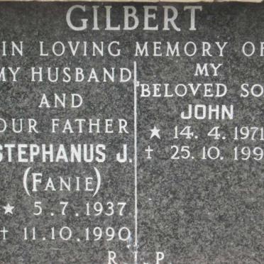 GILBERT Stephanus J. 1937-1990 :: GILBERT John 1971-1991