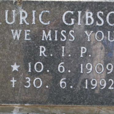 GIBSON Ruric 1909-1992