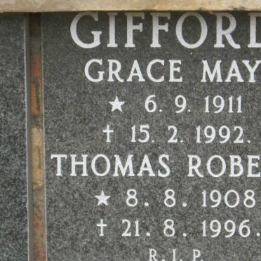 GIFFORD Thomas Robert 1908-1996 &amp; Grace May 1911-1992