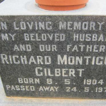 GILBERT Richard Montigue 1904-1972