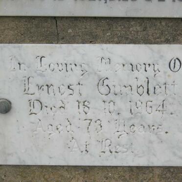 GIMBLETT Ernest -1964