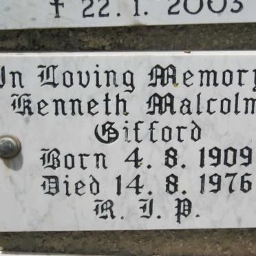 GIFFORD Kenneth Malcolm 1909-1976