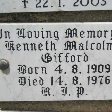 GIFFORD Kenneth Malcolm 1909-1976
