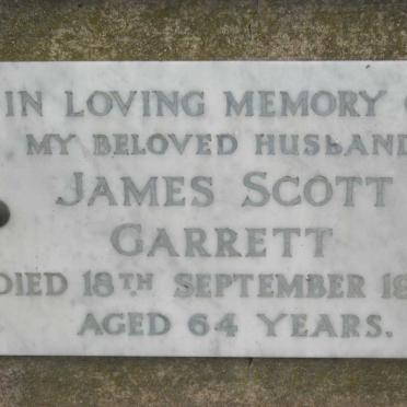 GARRETT James Scott -1956