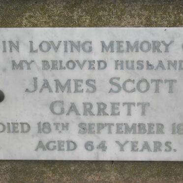 GARRETT James Scott -1956