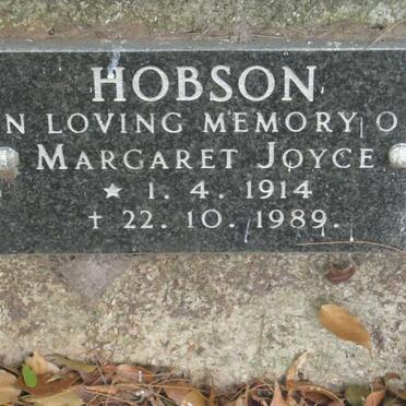 HOBSON Margaret Joyce 1914-1989