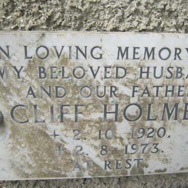 HOLME Cliff 1920-1973