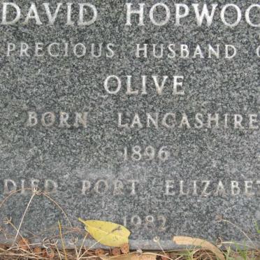 HOPWOOD David 1896-1982