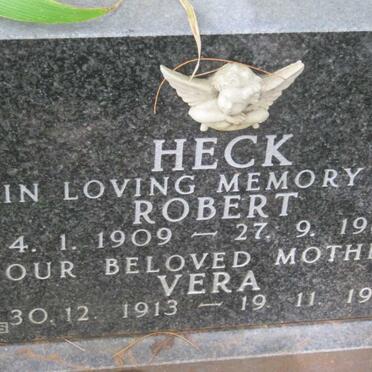 HECK Robert 1909-1984 &amp; Vera 1913-1984