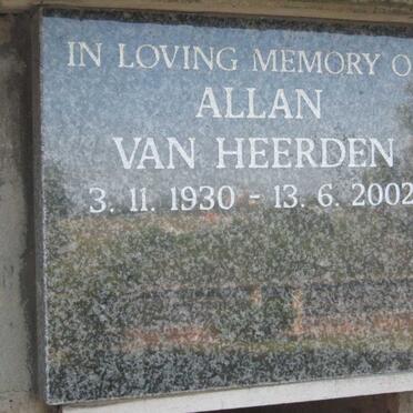 HEERDEN Allan, van 1930-2002