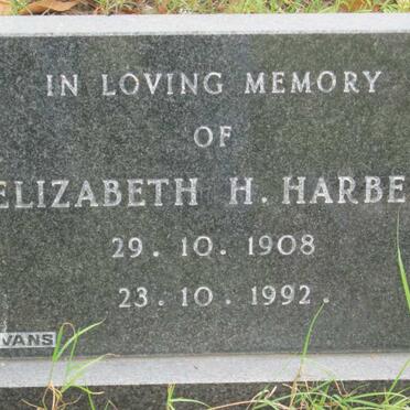HARBEN Elizabeth H. 1908-1992