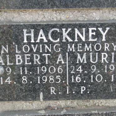 HACKNEY Alberta 1906-1985 :: HACKNEY Muriel 1910-1986