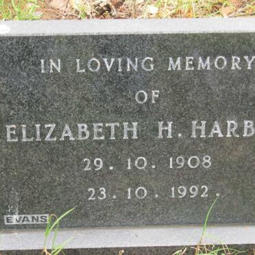 HARBEN Elizabeth H. 1908-1992