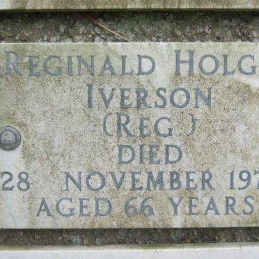 IVERSON Reginald Holger -1970