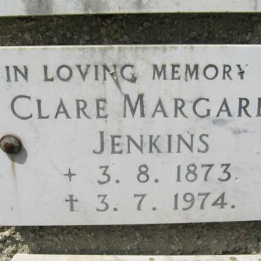 JENKINS Clare Margaret 1873-1974