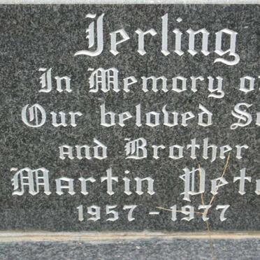 JERLING Martin Peter 1957-1977