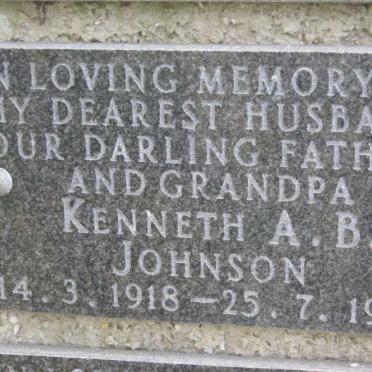 JOHNSON Kenneth A.B. 1918-1982