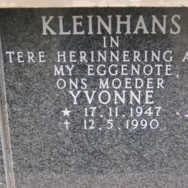 KLEINHANS Yvonne 1947-1990