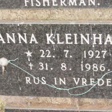 KLEINHANS Anna 1927-1986