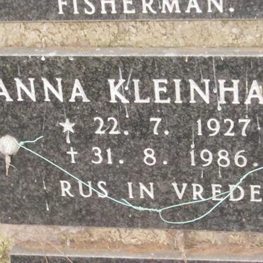 KLEINHANS Anna 1927-1986