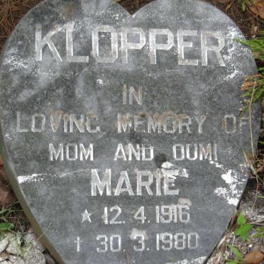 KLOPPER Marie 1916-1980