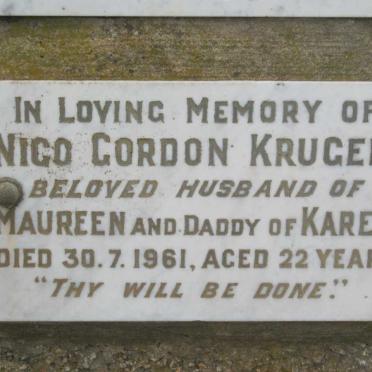 KRUGER Nico Gordon -1961