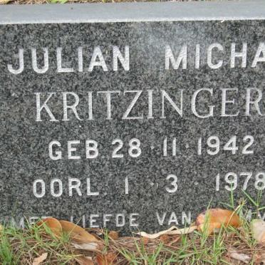 KRITZINGER Julian Michau 1942-1978