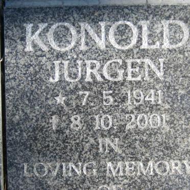 KONOLD Jurgen 1941-2001