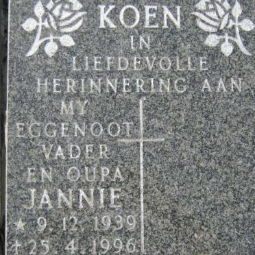 KOEN Jannie 1939-1996