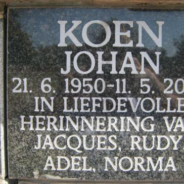KOEN Johan 1950-2003