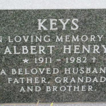 KEYS Albert Henry 1911-1982
