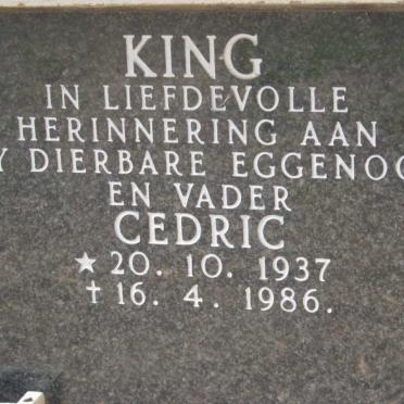 KING Cedric 1937-1986