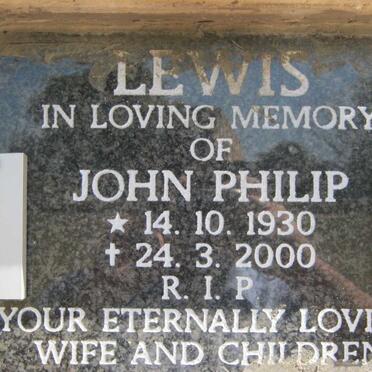 LEWIS John Philip1930-2000