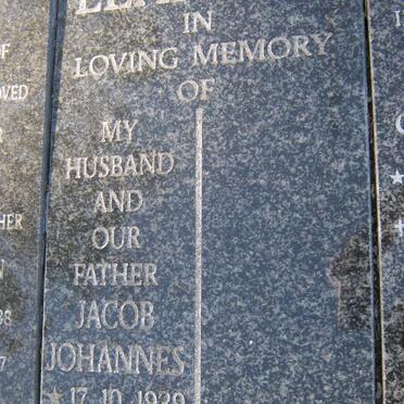 LEANDER Jacob Johannes 1939-2004